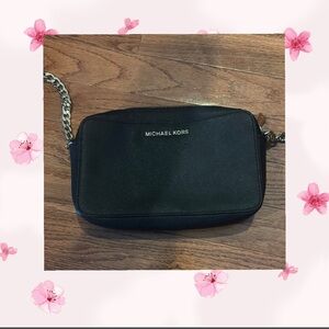 Michael Kors Large Saffiano Leather Dome Crossbody Bag
